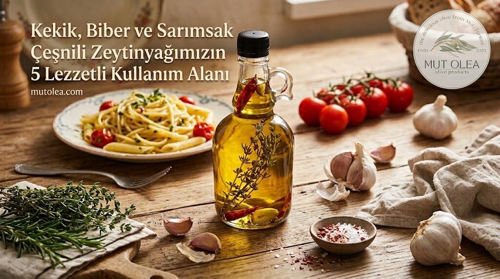  Kekik, Biber ve Sarımsak Çeşnili Zeytinyağımızın 5 Lezzetli Kullanım Alanı