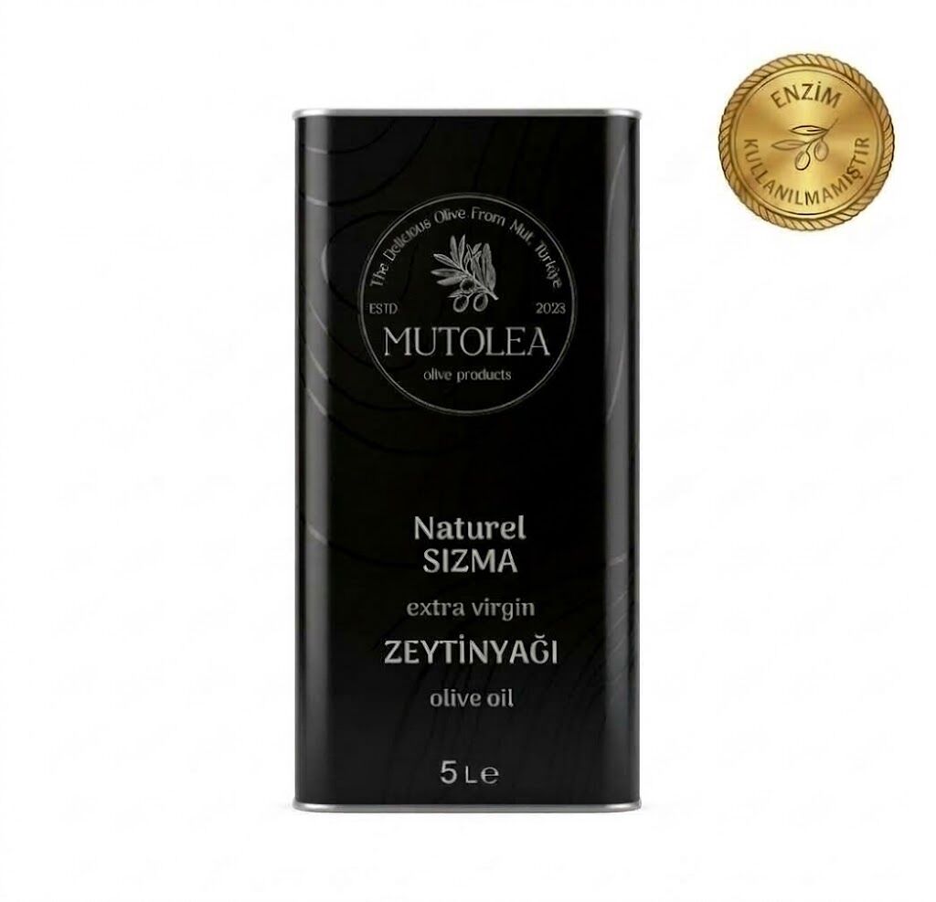 Mutolea Sızma Doğal Zeytinyağı Teneke - 5L
