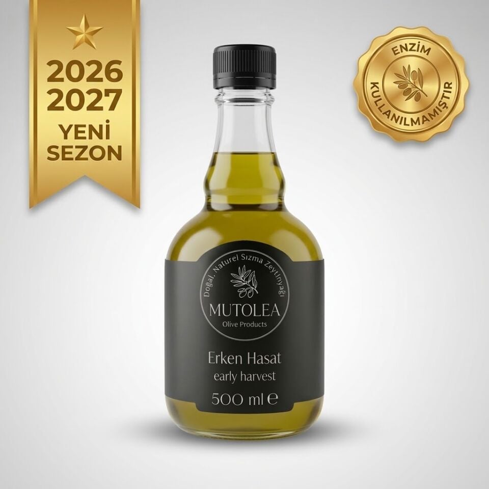 Erken Hasat Doğal Zeytinyağı - 500mL YENİ SEZON