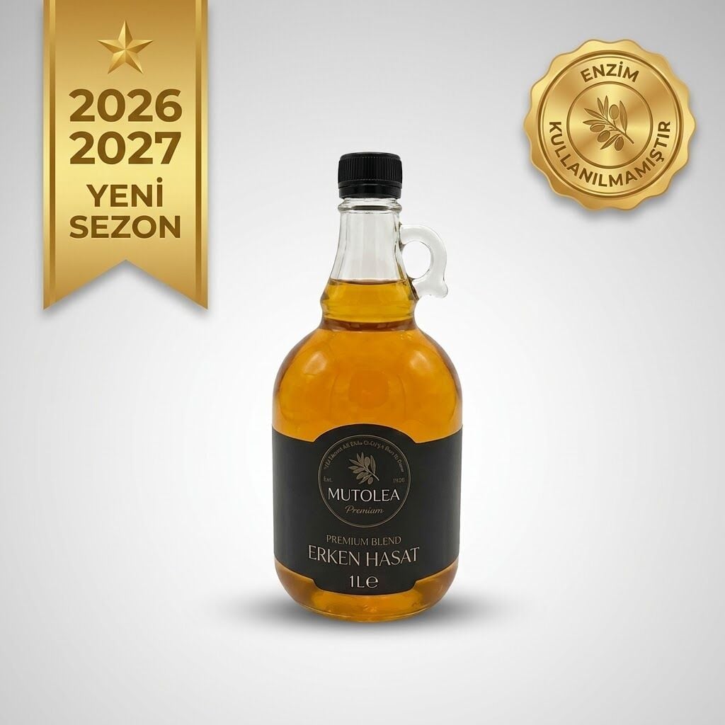 Erken Hasat Doğal Zeytinyağı - 1LT YENİ SEZON