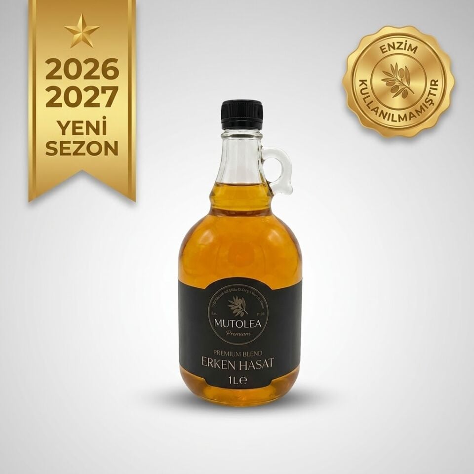 Erken Hasat Doğal Zeytinyağı - 1LT YENİ SEZON