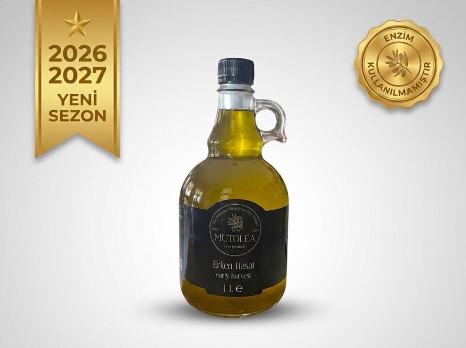 Erken Hasat Doğal Zeytinyağı - 1LT YENİ SEZON