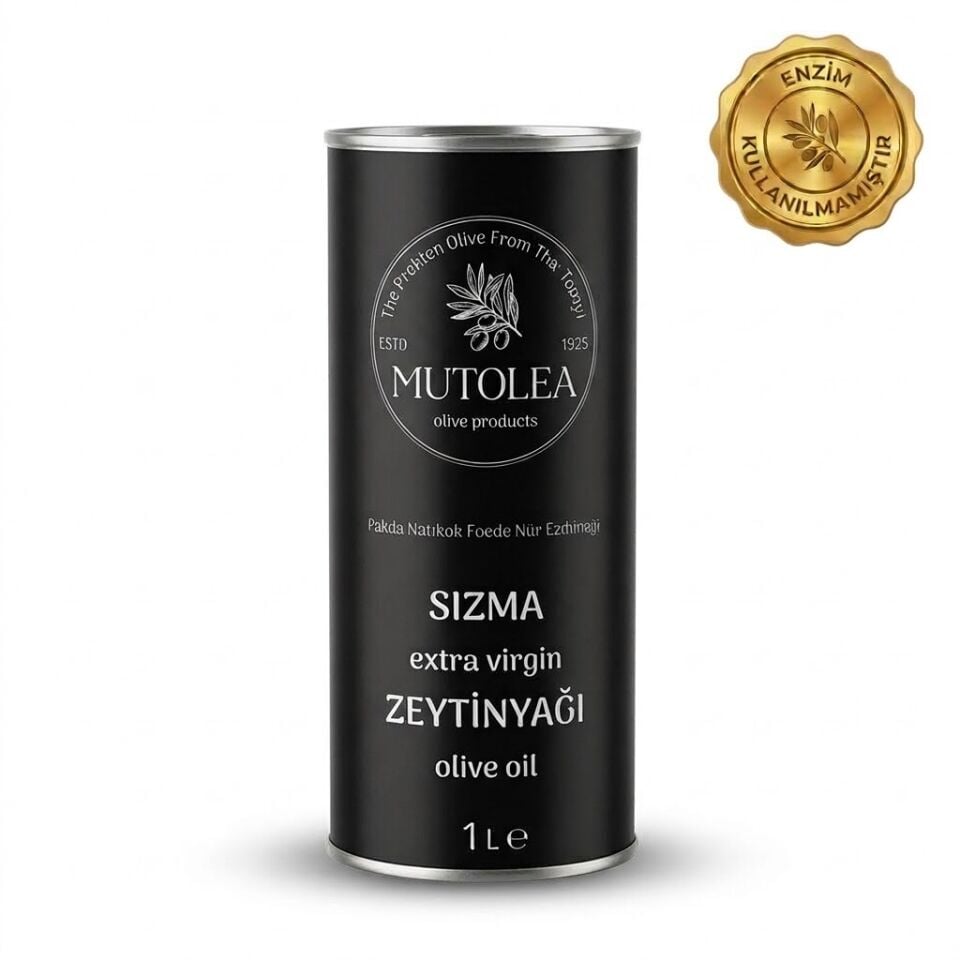 Extra Virgin Sızma Doğal Zeytin Yağı Teneke - 1L