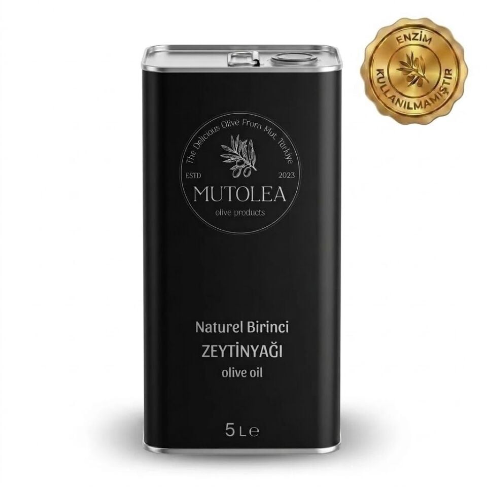 Naturel Birinci Doğal Zeytin Yağı Teneke - 5LT