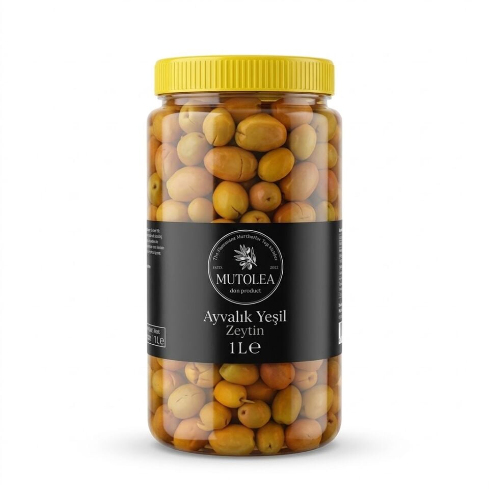 El Yapımı Ayvalık Yeşil Zeytin - 1Kg