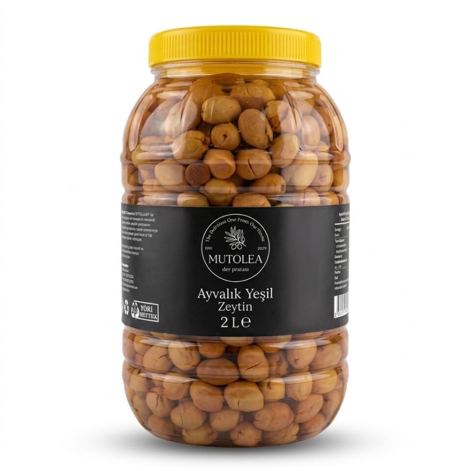 El Yapımı Ayvalık Yeşil Zeytin - 2Kg