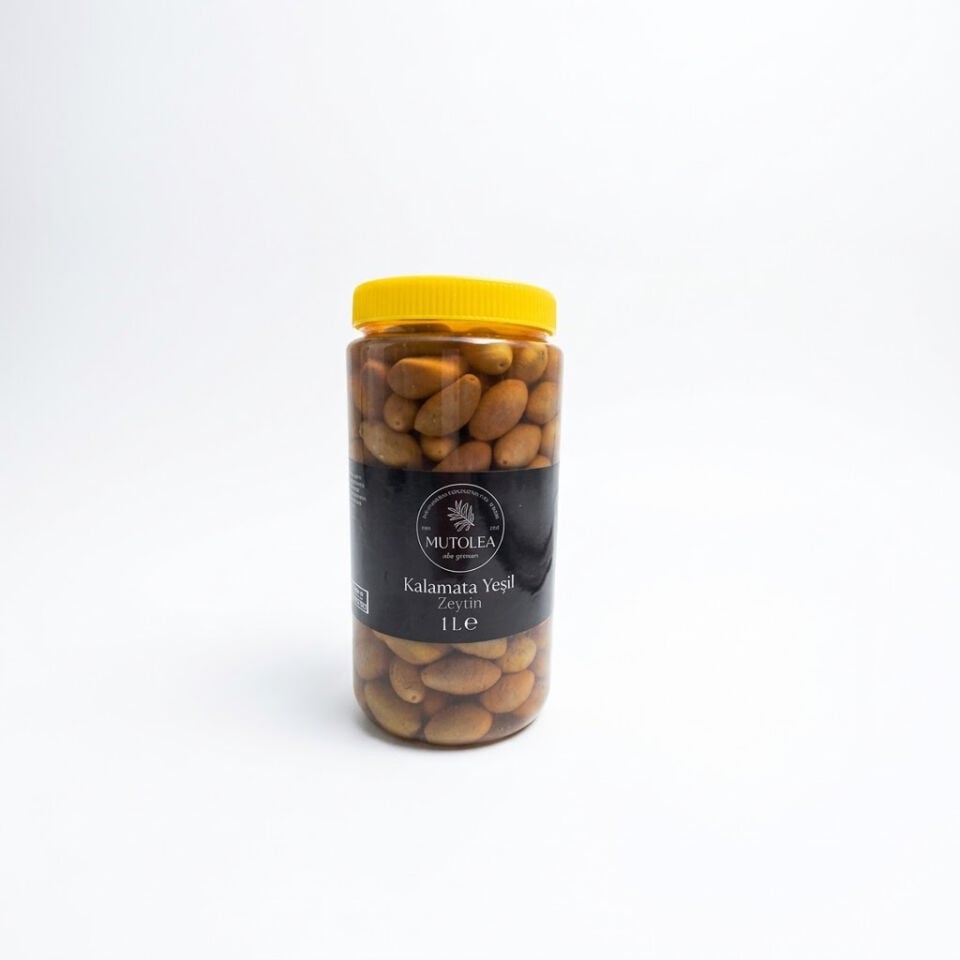 El Yapımı Kalamata Yeşil Zeytin - 1Kg