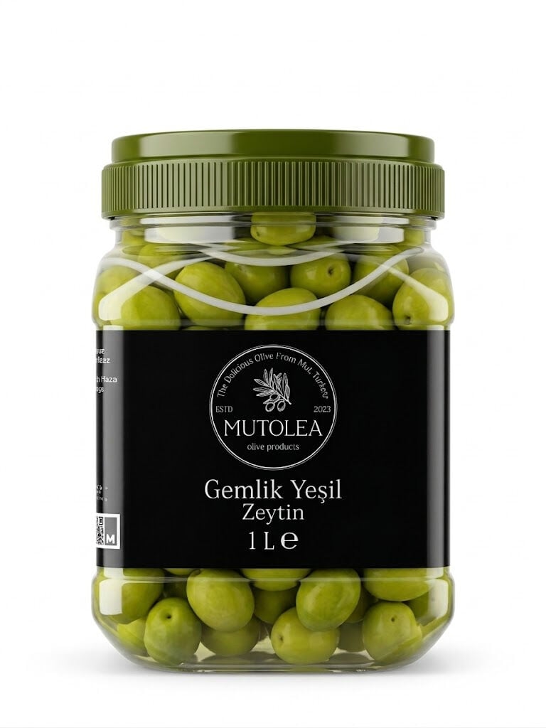 El Yapımı Gemlik Yeşil Zeytin - 1Kg YENİ SEZON
